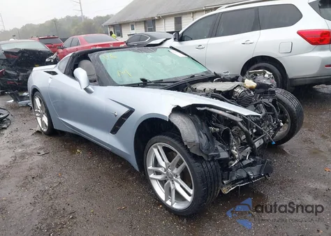 2017 Chevrolet Corvette Stingray из США, поврежденный, VIN 1G1YC2D75H5107680